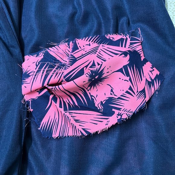 [NWOT] Chic Pink and Blue Neon Sleeveless Top with attachable sleeves. - Picture 5 of 5